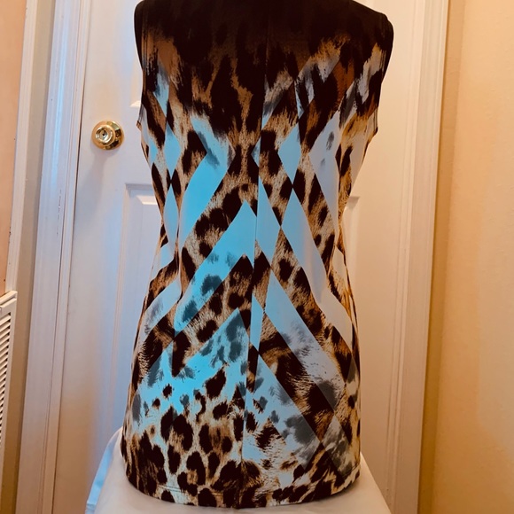 Ombré leopard print Sleeveless Size small - Picture 4 of 7